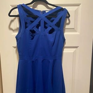 Beautiful royal blue cocktail dress